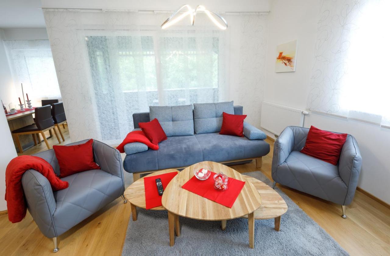 Ferienwohnung Narzisse - City Appartement Im Kurpark "바트아우시 외부 사진